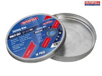 Multi-Purpose Cutting Discs 115 x 1.0 x 22.23mm (Pack 10)